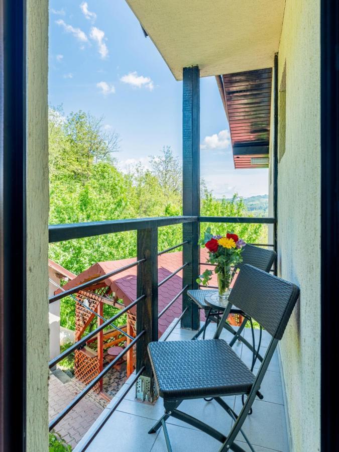Casuta Cu Trandafiri Hotel Szlanik Kültér fotó